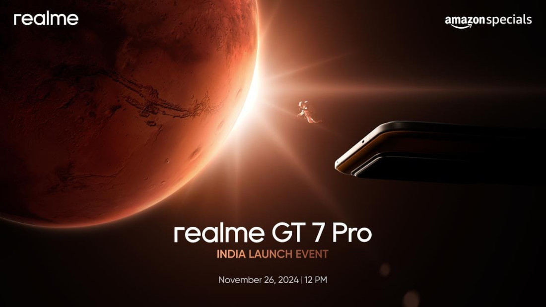 realme GT7 Pro India Launch Date 26th November 2024 Teaser