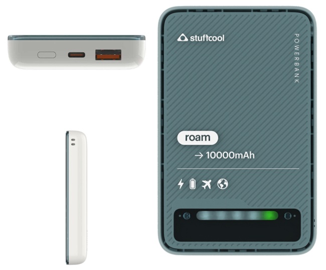 Stuffcool Roam Mini Powerbank Design