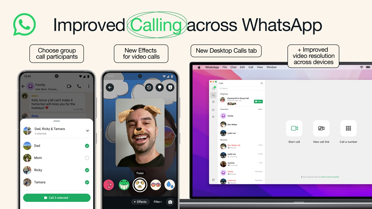 WhatsApp Improved Calling Features 2024