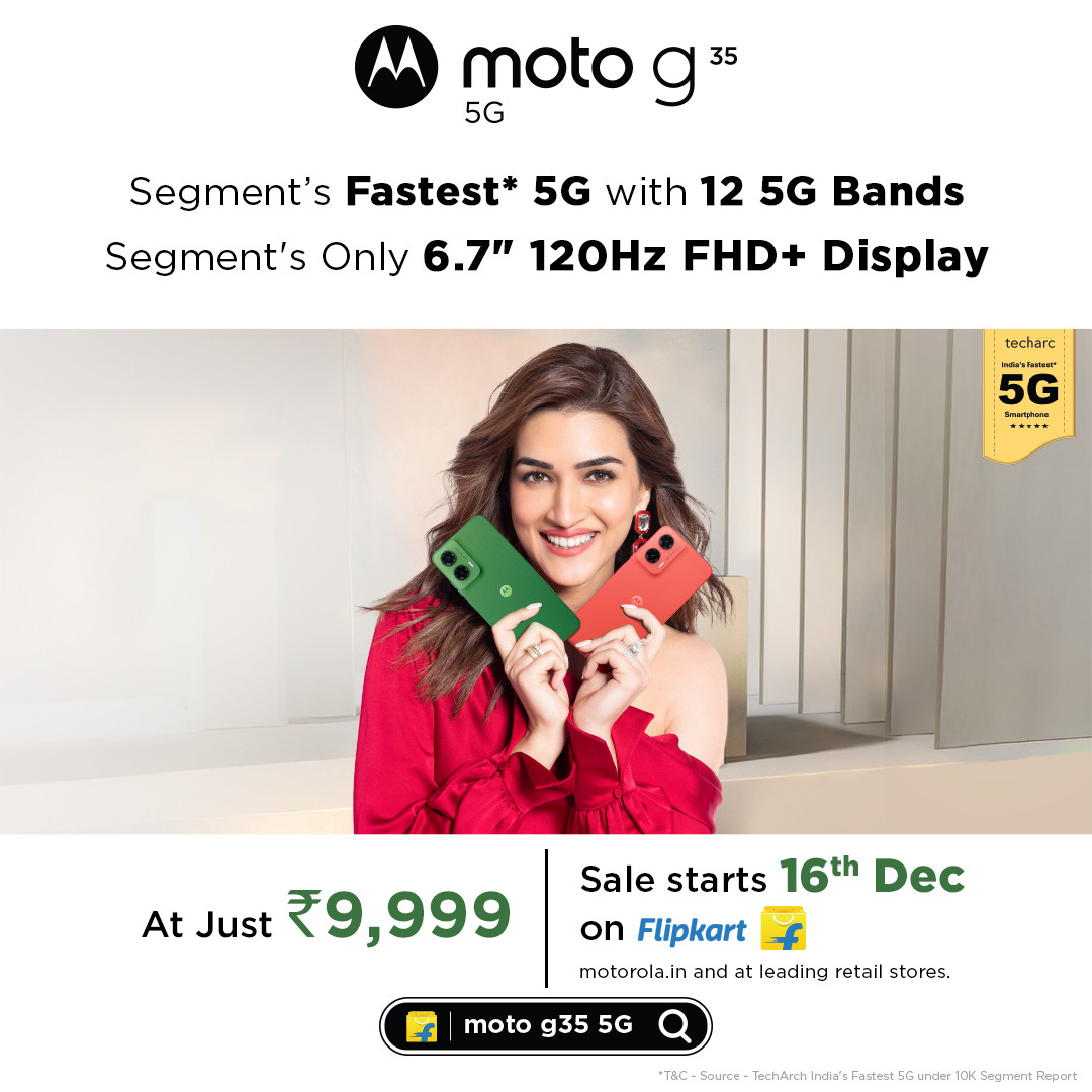 moto g35 5G India price