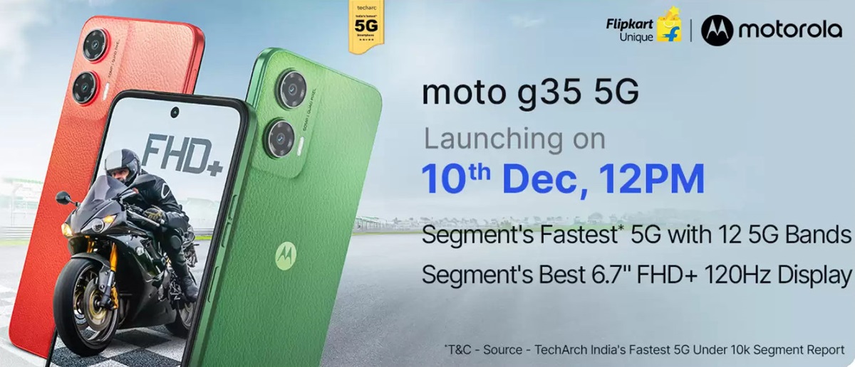 moto g35 India launch date