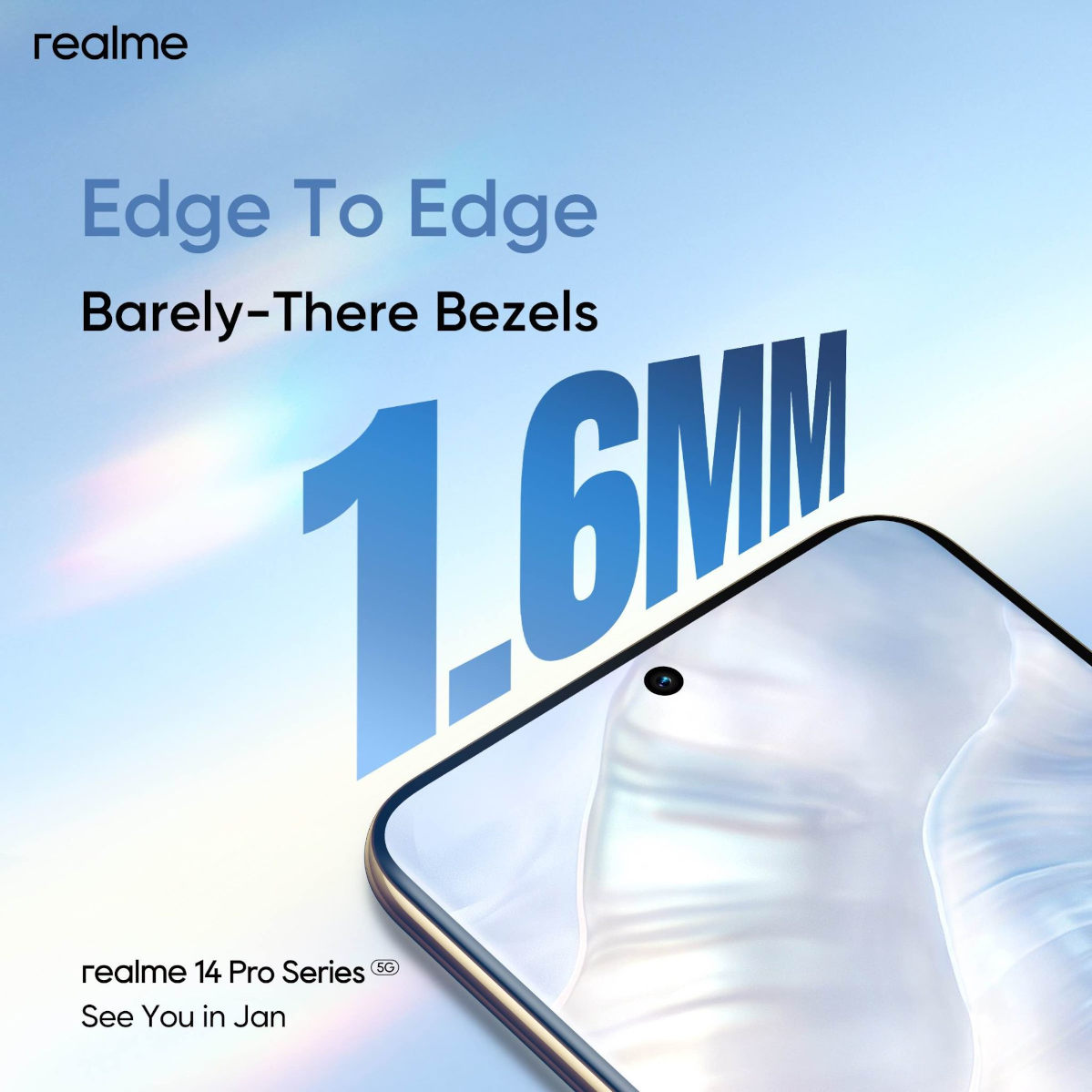 realme 14 Pro Series 5G display teaser