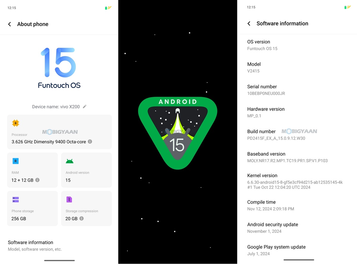 vivo X200 Review FunTouch OS 15 About Android 15 1