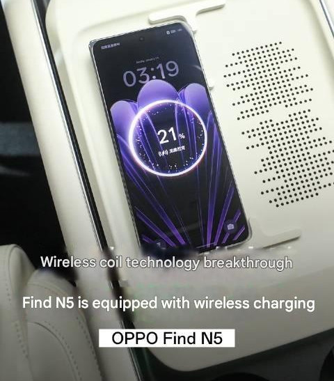 OPPO Find N5 Wireless Charging