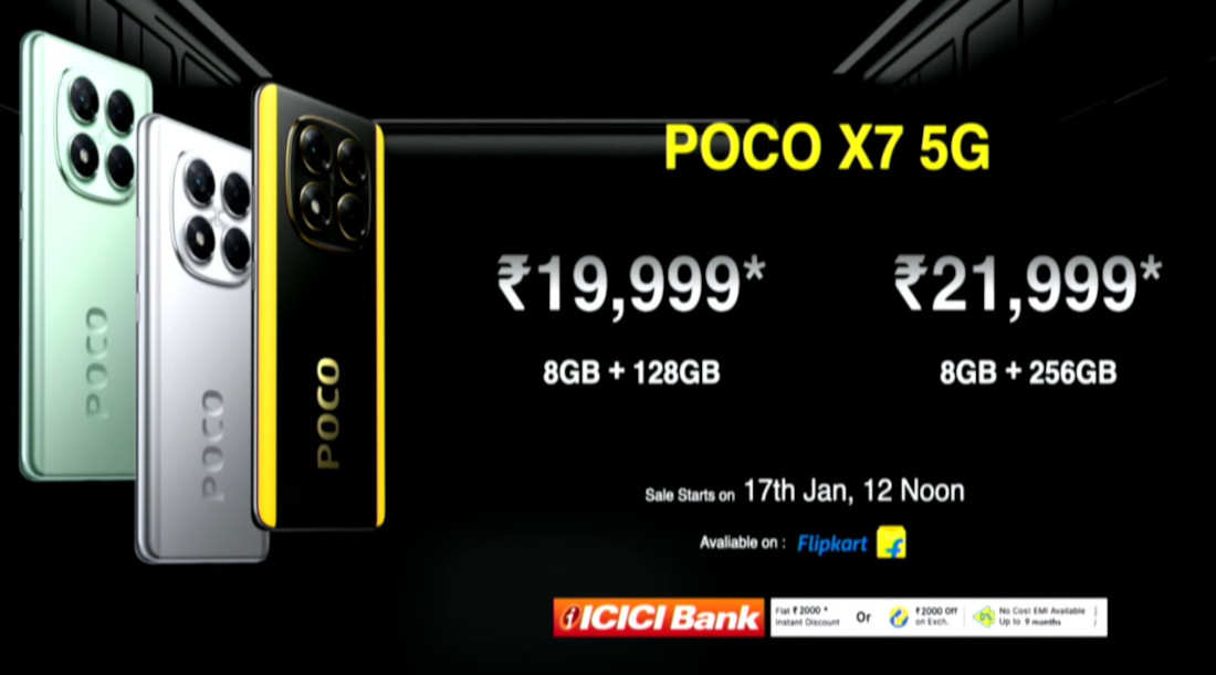 POCO X7 India launch offer