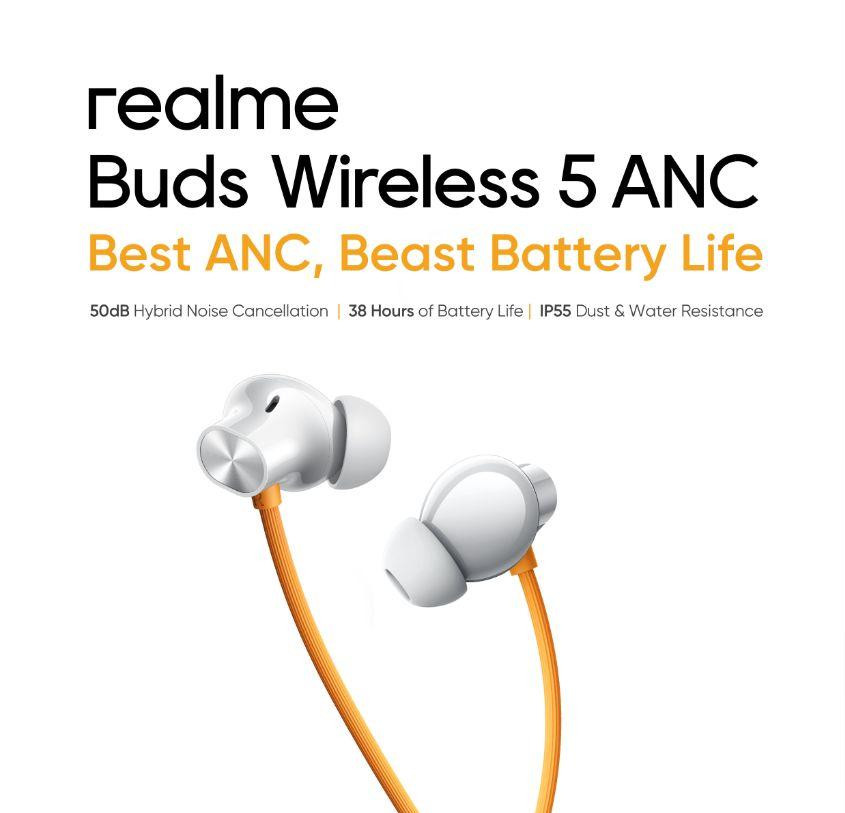 realme Buds Wireless 5 ANC India launch date