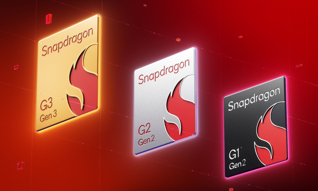 Snapdragon G3 Gen 3 Snapdragon G2 Gen 2 Snapdragon G1 Gen 2