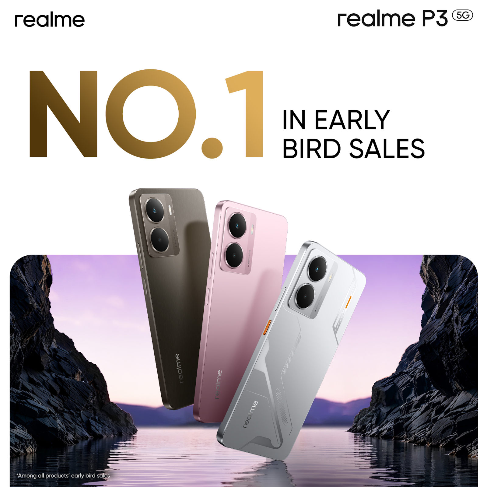 realme P3 5G early bird sale No 1